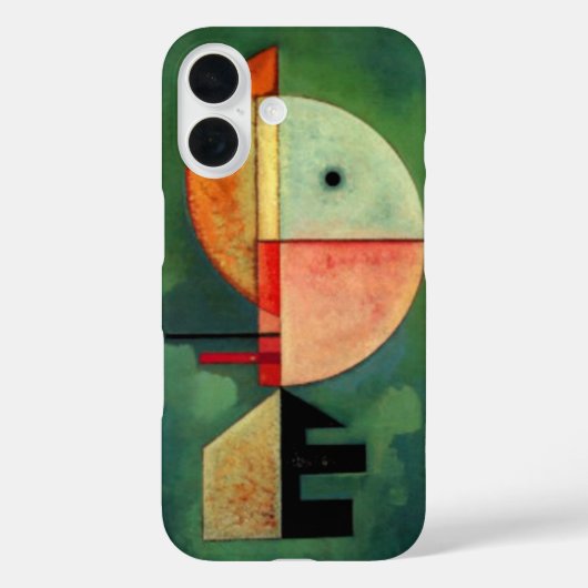 Kandinsky Upward Abstract Painting Green Case-Mate iPhone Case (Achterkant)