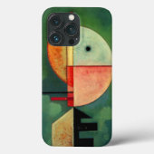 Kandinsky Upward Abstract Painting Green Case-Mate iPhone Case (Achterkant)