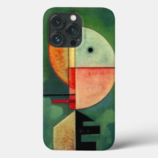 Kandinsky Upward Abstract Painting Green Case-Mate iPhone Case (Achterkant)