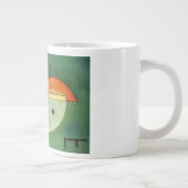 Kandinsky Upward Abstract Painting Green Grote Koffiekop (Rechts)