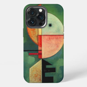 Kandinsky Upward Abstract Painting Green iPhone 13 Pro Hoesje
