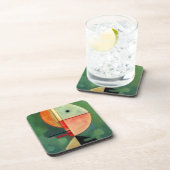 Kandinsky Upward Abstract schilderen Bier Onderzetter (Rechterzijde)