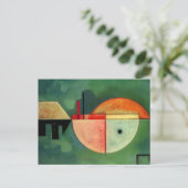 Kandinsky Upward Abstract schilderen Briefkaart (Staand voorkant)