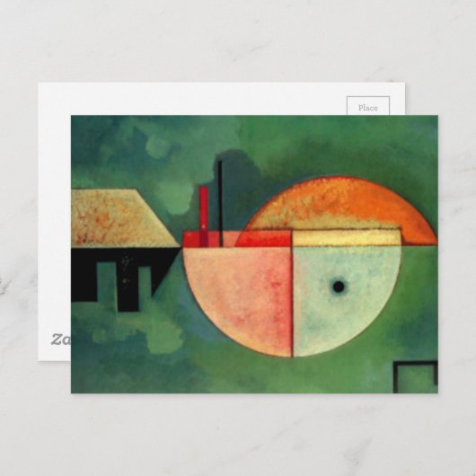 Kandinsky Upward Abstract schilderen Briefkaart (Voorkant / Achterkant)
