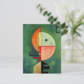 Kandinsky Upward Abstract schilderen Feestdagenkaart (Staand voorkant)