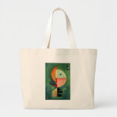 Kandinsky Upward Abstract schilderen Grote Tote Bag (Voorkant)