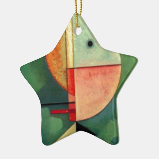 Kandinsky Upward Abstract schilderen Keramisch Ornament (Links)