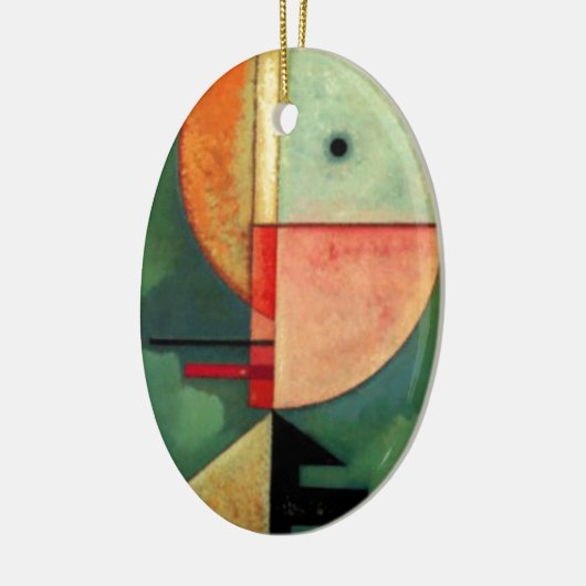 Kandinsky Upward Abstract schilderen Keramisch Ornament (Links)