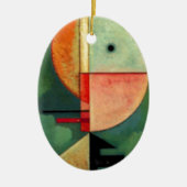 Kandinsky Upward Abstract schilderen Keramisch Ornament (Voorkant)
