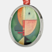 Kandinsky Upward Abstract schilderen Metalen Ornament (Links)