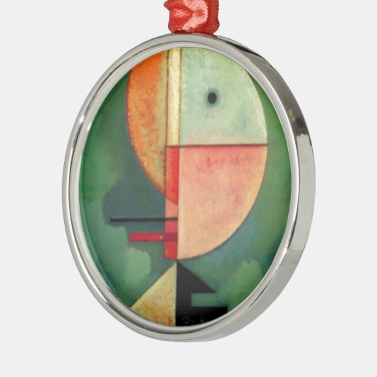 Kandinsky Upward Abstract schilderen Metalen Ornament (Links)