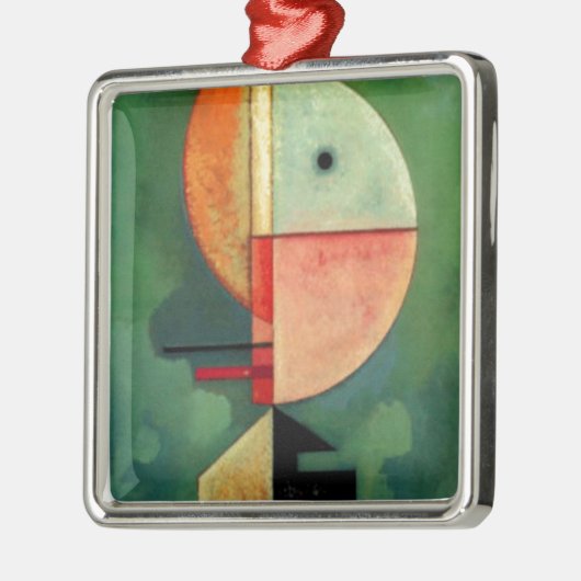 Kandinsky Upward Abstract schilderen Metalen Ornament (Links)