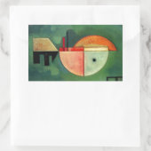 Kandinsky Upward Abstract schilderen Rechthoekige Sticker (Tas)