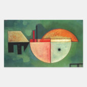 Kandinsky Upward Abstract schilderen Rechthoekige Sticker (Voorkant)
