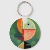 Kandinsky Upward Abstract schilderen Sleutelhanger (Voorkant)