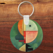Kandinsky Upward Abstract schilderen Sleutelhanger (Voorkant)