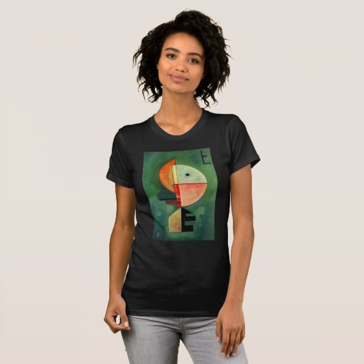 Kandinsky Upward Abstract schilderen T-shirt (Voorkant volledig)