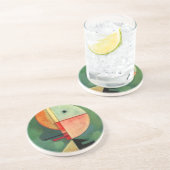 Kandinsky Upward Abstract schilderen Zandsteen Onderzetter (Zijkant)