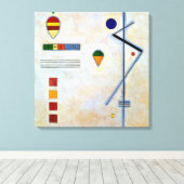 Kandinsky - Van-Naar Canvas Afdruk (Insitu (Houten vloer))