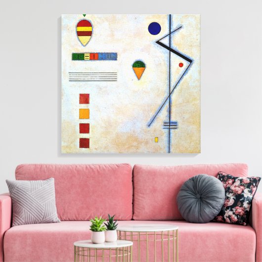 Kandinsky - Van-Naar Canvas Afdruk (Insitu (Woonkamer))