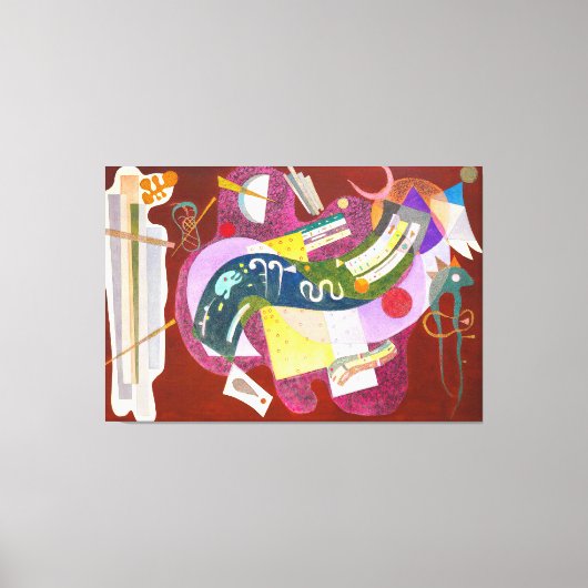 KANDINSKY - VARIEGATED BLACK (Noir bigarré) - 1935 Canvas Afdruk (Voorkant)