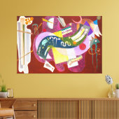 KANDINSKY - VARIEGATED BLACK (Noir bigarré) - 1935 Canvas Afdruk (Insitu (Woonkamer))