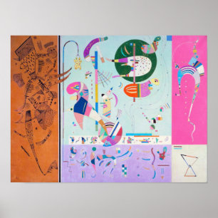 Kandinsky Various Parts Poster