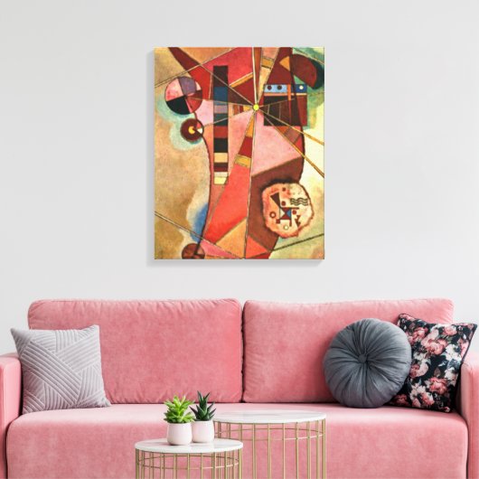 Kandinsky - Vaste punten Canvas Afdruk (Insitu (Woonkamer))