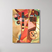 Kandinsky - Vaste punten Canvas Afdruk (Voorkant)