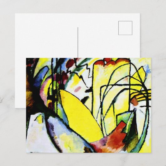 Kandinsky - Verbetering 10 Briefkaart (Voorkant / Achterkant)