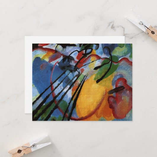 Kandinsky - Verbetering 26 Kaart (Voorkant / Achterkant in situ)