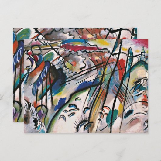 Kandinsky - Verbetering 28 Briefkaart (Voorkant / Achterkant)