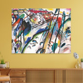 Kandinsky - Verbetering (tweede versie) Canvas Afdruk (Insitu (Woonkamer))