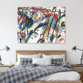 Kandinsky - Verbetering (tweede versie) Canvas Afdruk (Insitu (Slaapkamer))