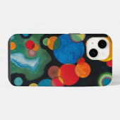 Kandinsky verdiepte impuls abstracte olie op doek iPhone hoesje (Achterkant horizontaal)
