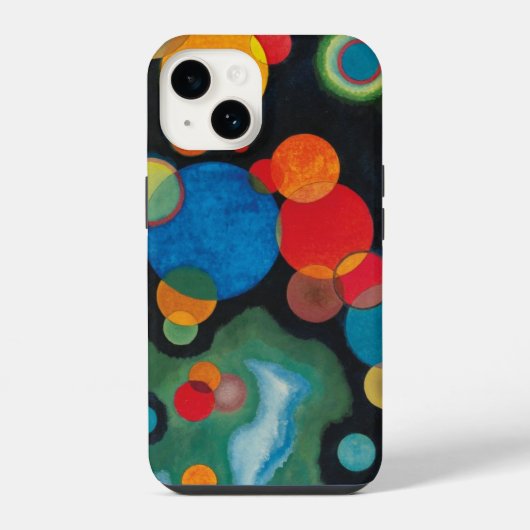 Kandinsky verdiepte impuls abstracte olie op doek iPhone hoesje (Achterkant)