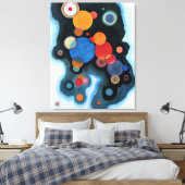 Kandinsky - Verdiepte Opwinding Canvas Afdruk (Insitu (Slaapkamer))