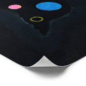 Kandinsky Verscheidene Circles Abstract Artwork Poster (Hoek)
