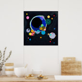 Kandinsky Verscheidene Circles Abstract Artwork Poster (Keuken)