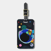 Kandinsky Verscheidene Circles Abstract Bagagelabel (Voorkant verticaal)