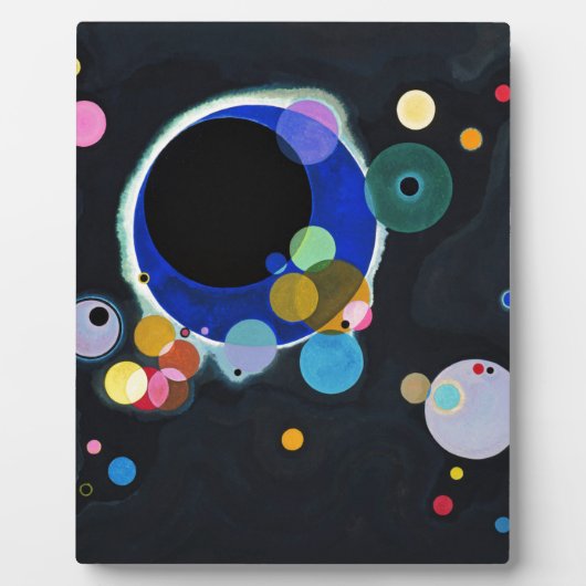 Kandinsky Verscheidene Circles Abstract Fotoplaat (Voorkant)