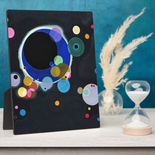 Kandinsky Verscheidene Circles Abstract Fotoplaat (Zijkant)