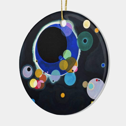 Kandinsky Verscheidene Circles Abstract Keramisch Ornament (Links)