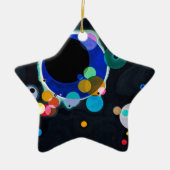 Kandinsky Verscheidene Circles Abstract Keramisch Ornament (Voorkant)