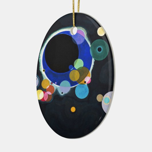 Kandinsky Verscheidene Circles Abstract Keramisch Ornament (Links)