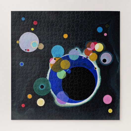 Kandinsky Verscheidene Circles Abstract Kunstschil Legpuzzel (Verticaal)