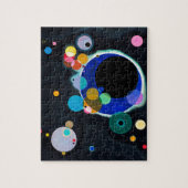 Kandinsky Verscheidene Circles Abstract Kunstschil Legpuzzel (Verticaal)
