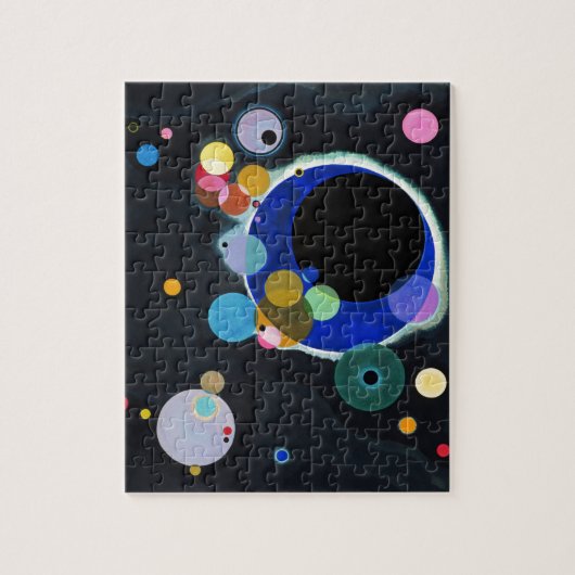 Kandinsky Verscheidene Circles Abstract Kunstschil Legpuzzel (Verticaal)