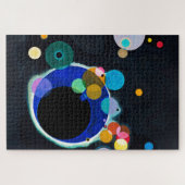 Kandinsky Verscheidene Circles Abstract Kunstschil Legpuzzel (Horizontaal)