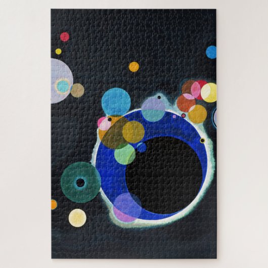 Kandinsky Verscheidene Circles Abstract Kunstschil Legpuzzel (Verticaal)